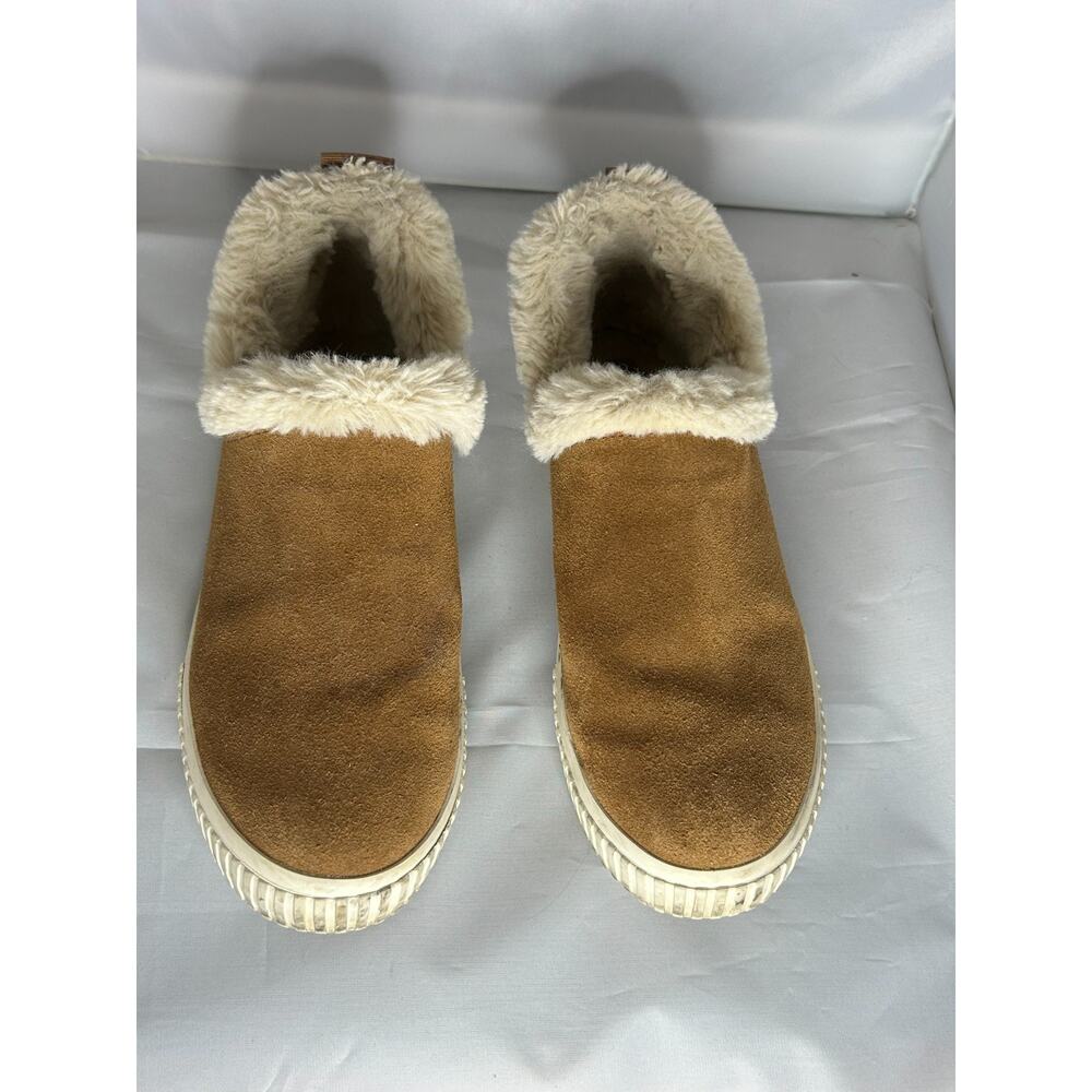 Timberland Skyla Bay Suede Slip On Shoes Women’s Size 8 M Faux Fur Lined A2CDJ